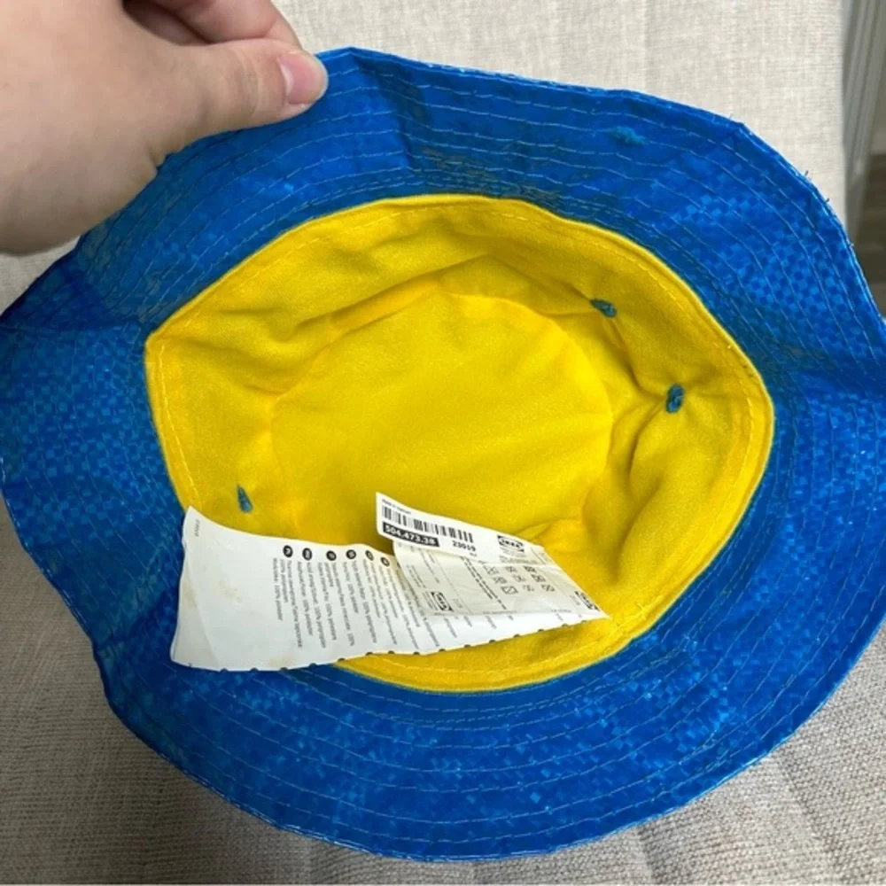 Ikea Knorva‎ Blue Bucket Hat D12